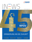 Cover MPDV News 2022 Jubiläumsausgabe